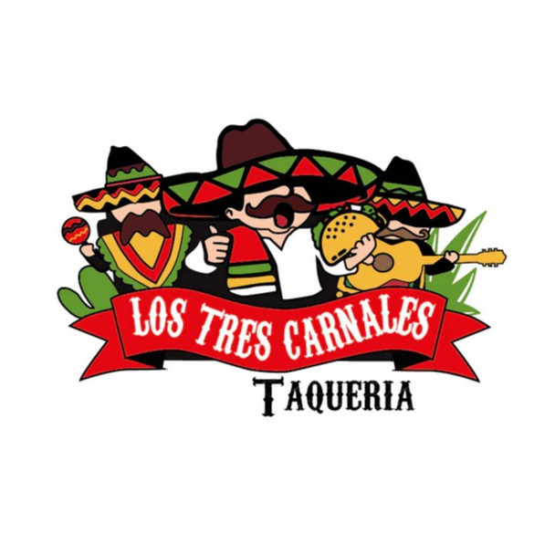 Los Tres Carnales Mexican Grill logo