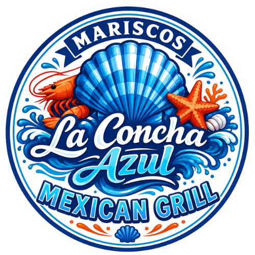 Mariscos La Concha Azul logo