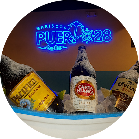 Mariscos Puerto 28 logo