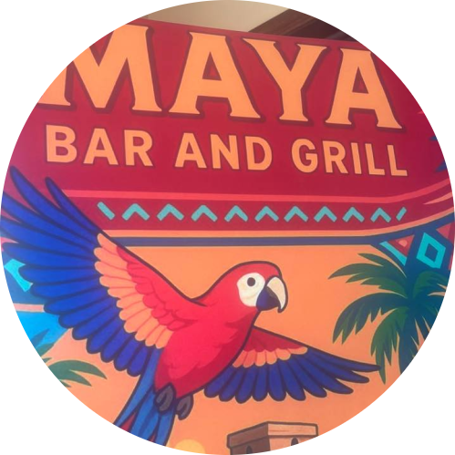 Maya bar & grill logo