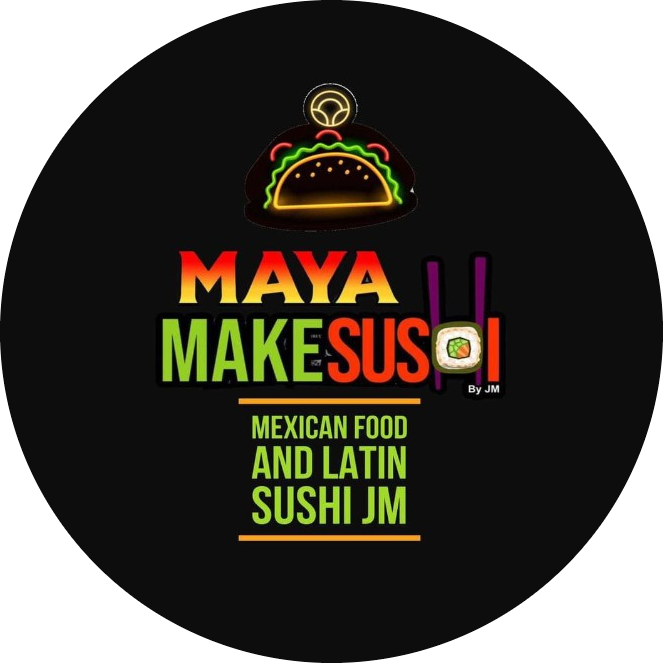 Maya Makesushi Mexican & Latin Sushi JM logo