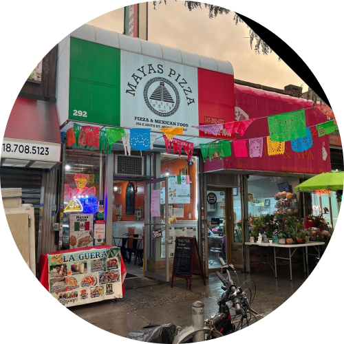 Mayas Pizza Cuisine NY Corp logo