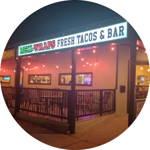 MEXI-WRAPS FRESH TACOS AND BAR logo