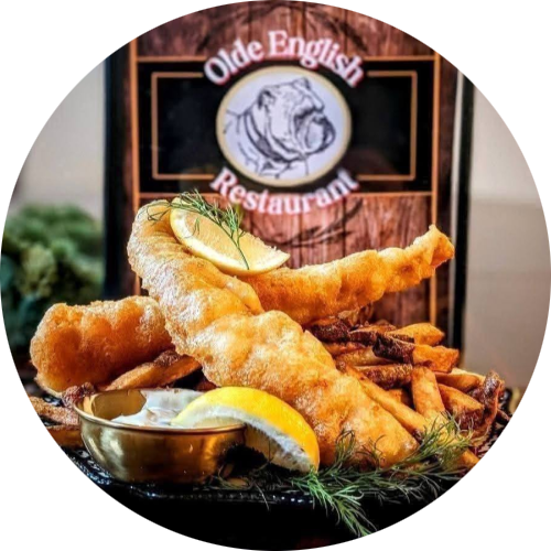 Olde English Restaurant logo