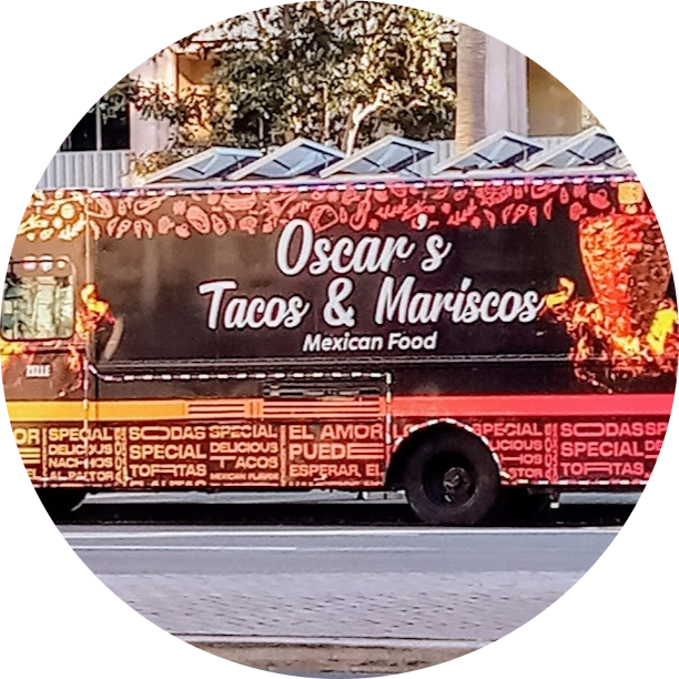 Oscar's Tacos & Mariscos logo