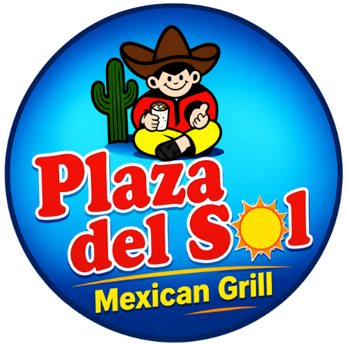 Plaza del sol Mexican grill logo