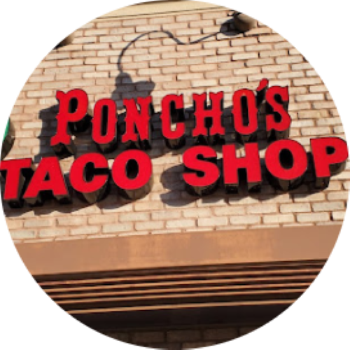 Poncho's Taco Shop logo