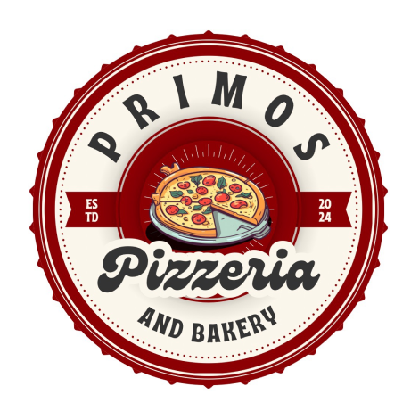 Primos Pizzeria and Bakery logo