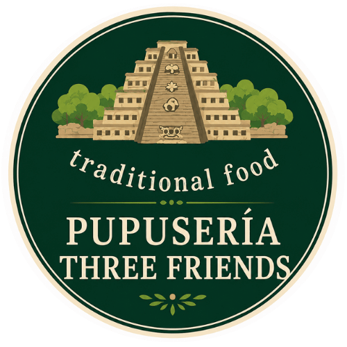 Pupuseria Three Friends logo