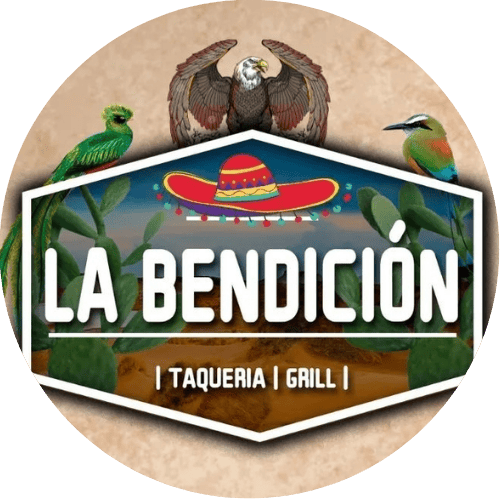 Pupuseria y taqueria la bendicion logo