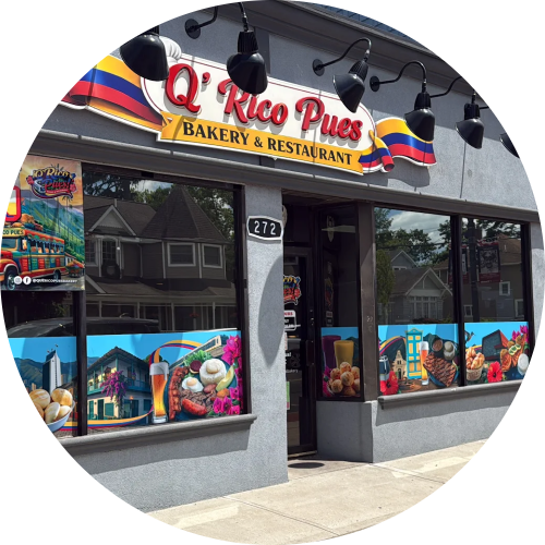 ¡Q’ Rico Pues! Bakery & Restaurant logo