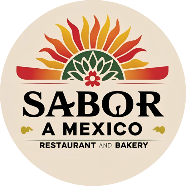 Sabor a mexico restaurant and bakery logo