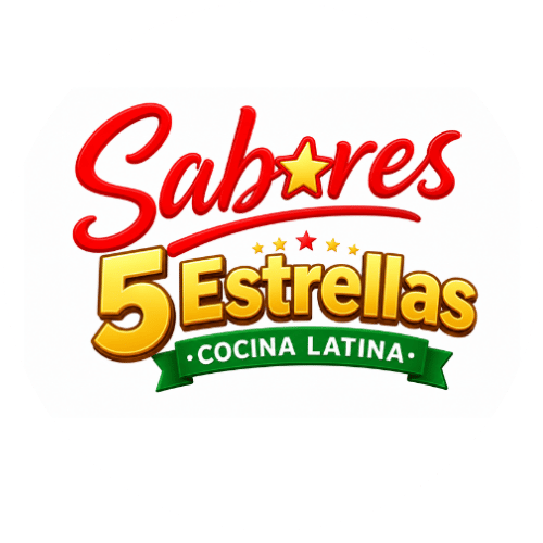 Sabores 5 estrellas cocina Latina logo