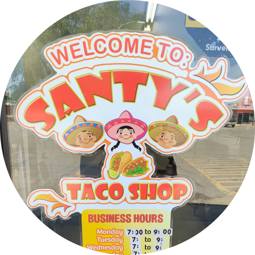 Santy's Taco Shop New Mexico logo