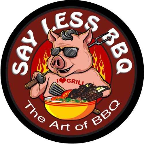 Say-Less BBQ logo