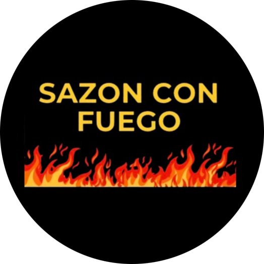 Sazon con fuego Lechonera logo