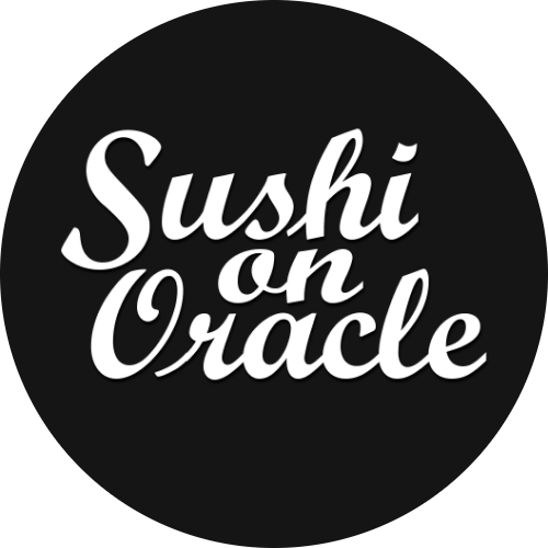 Sushi on Oracle logo