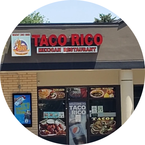 Taco Rico Colorado logo