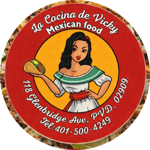 tacos | La cocina de vicky | mexicana logo
