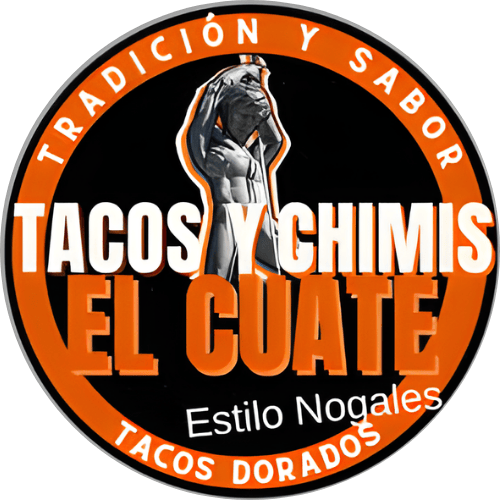 Tacos dorados y chimis el cuate logo