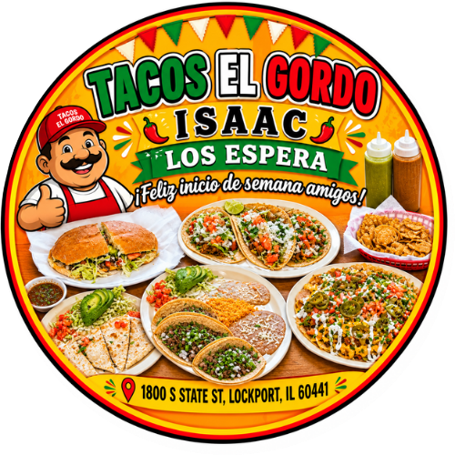 Tacos el Gordo Isaac logo