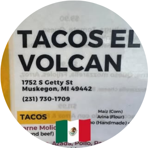 Tacos El Volcan logo