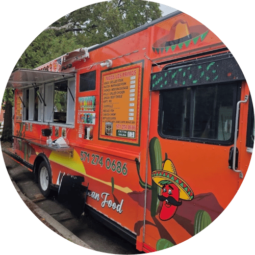 Tacos Los Primos Mobile Food Truck logo