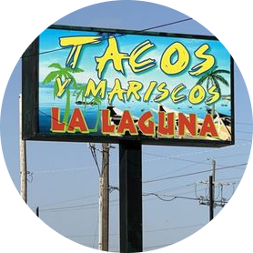 Tacos y Mariscos La Laguna Restaurante logo