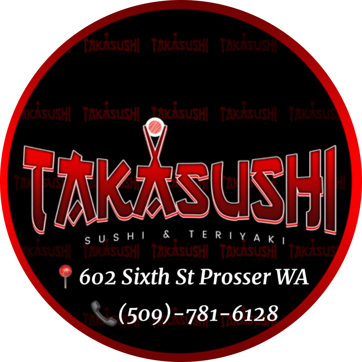 Takasushi Sushi & Teriyaki logo