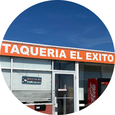 Taqueria “ EL EXITO “ logo