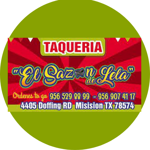 Taqueria “El sazon de Lela” logo