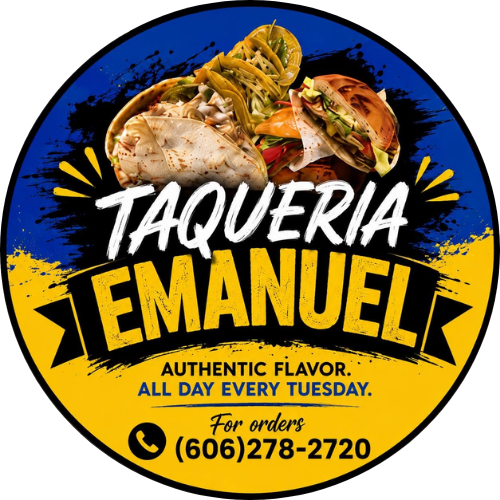 Taqueria Emanuel Food truck logo