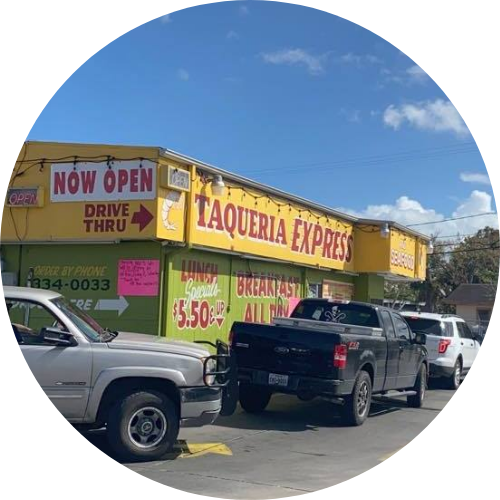 Taqueria Express & Seafood logo