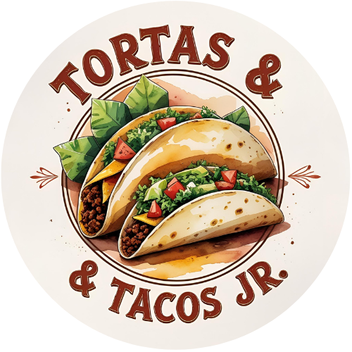 Tortas & Tacos Jr logo