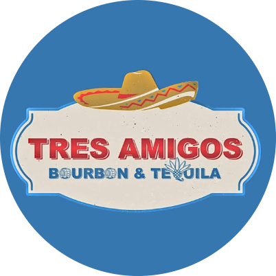 Tres Amigos Bourbon and Tequila logo