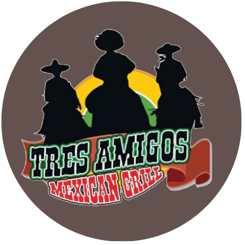 Tres Amigos Mexican Restaurant Indiana logo