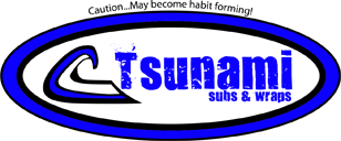 Tsunami Subs and Wraps logo