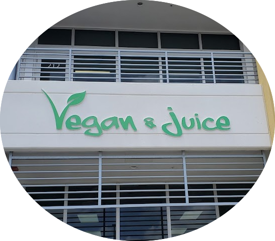 Vegan and Juice logo