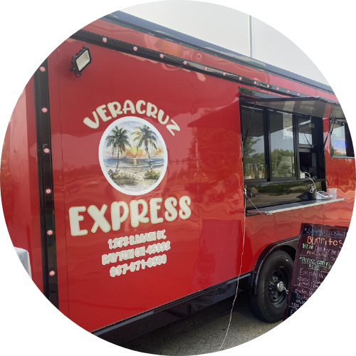 VERACRUZ EXPRESS FOOD TRUCK logo