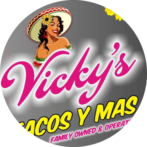 Vicky's taqueria y mas logo