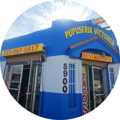 Victoria's Pupuseria Restaurant logo