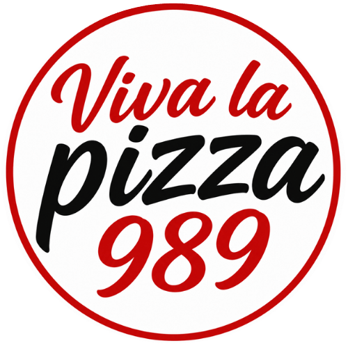 Viva la pizza 989 logo