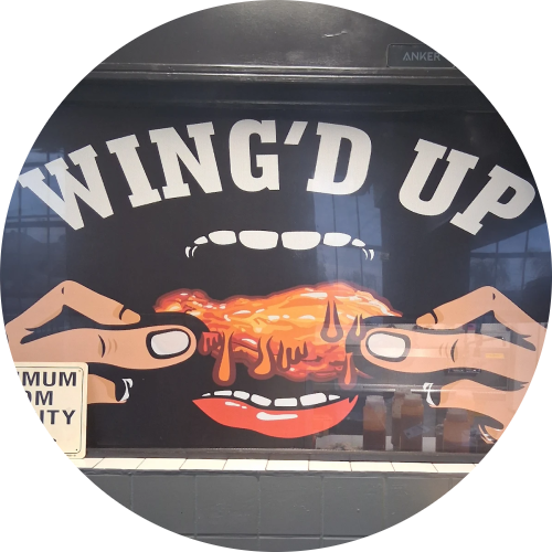 WING’D UP! logo