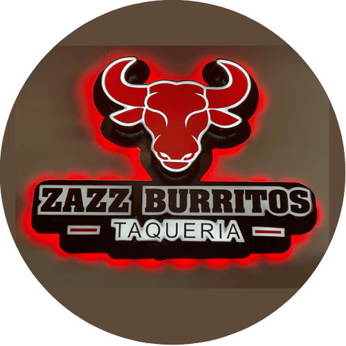 Zazz Burritos TX logo